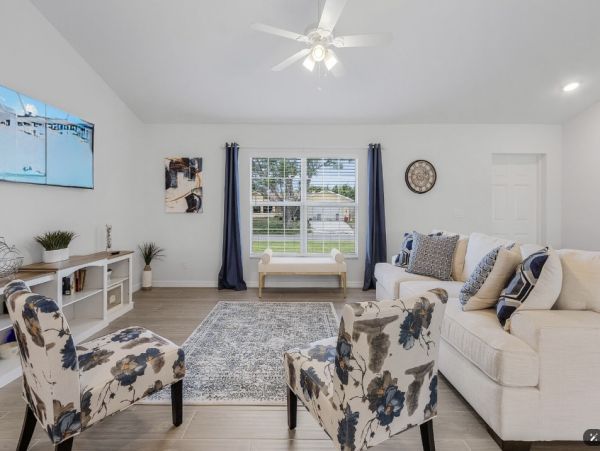 Waterfront Retreat in Cape Coral Three Bedroom Home with Private Pool